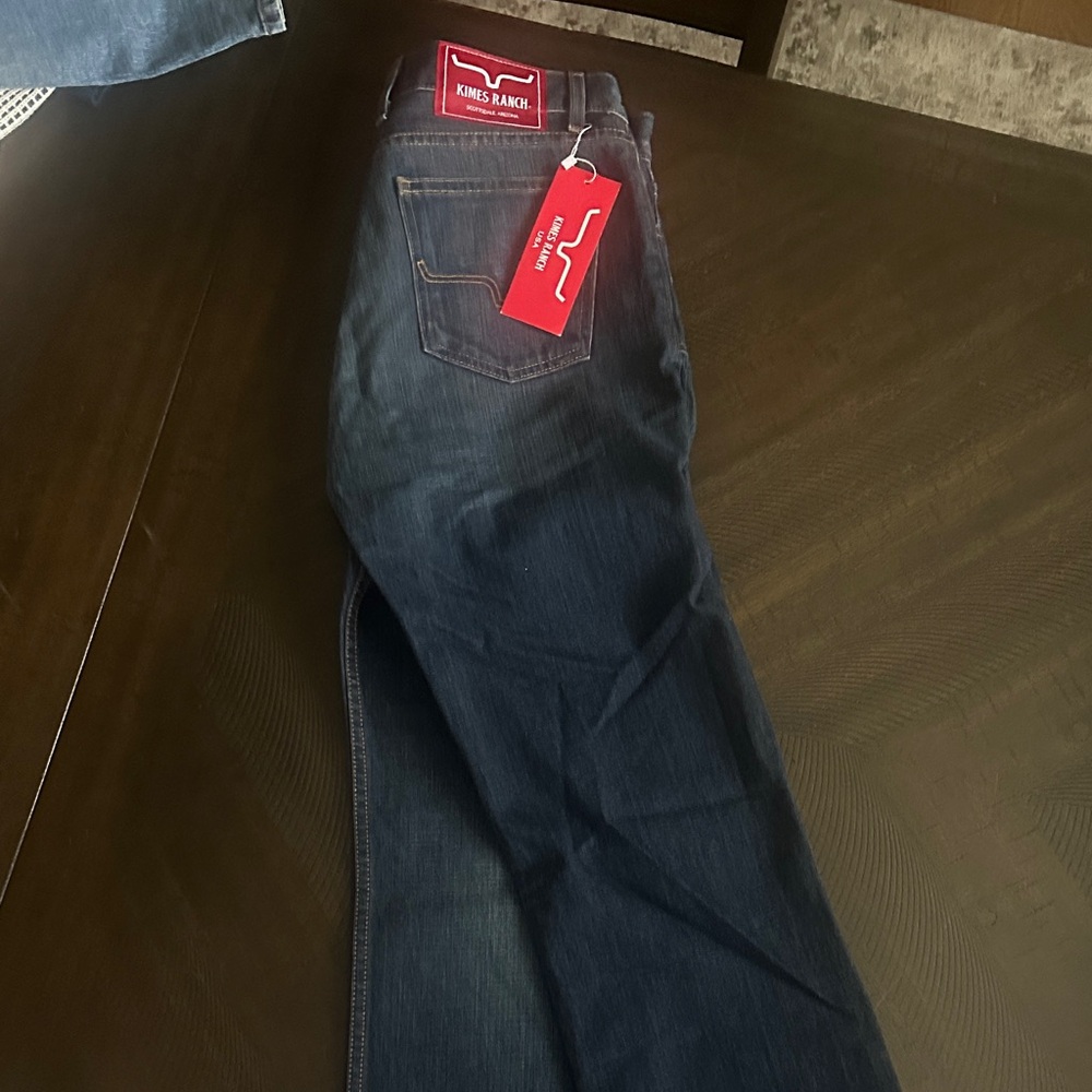 Kimes Ranch Women's Dark Blue Boyfriend Jeans